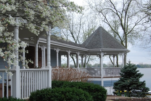 Porch Trees and Lake